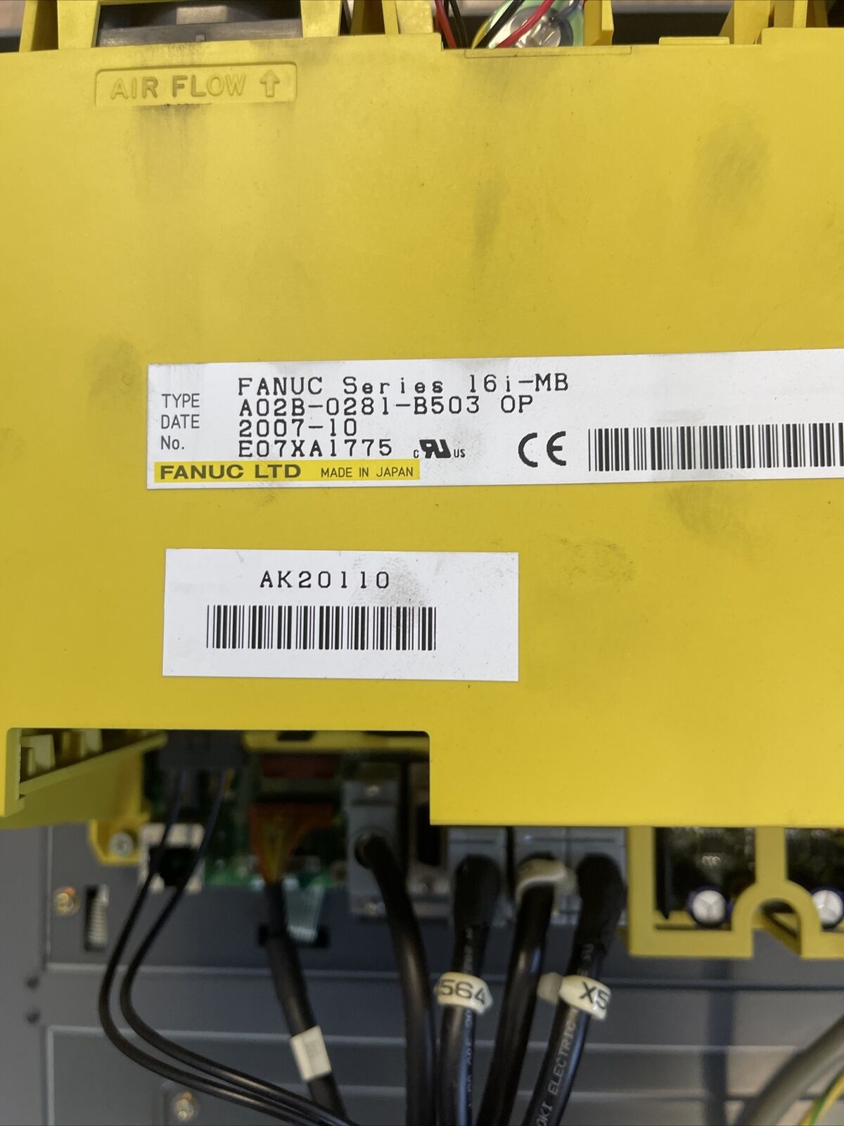 FANUC CONTROL PANEL A02B-0281-B503 CONTROL DISPLAY PANEL A02B-0281-C126 KEYBOARD