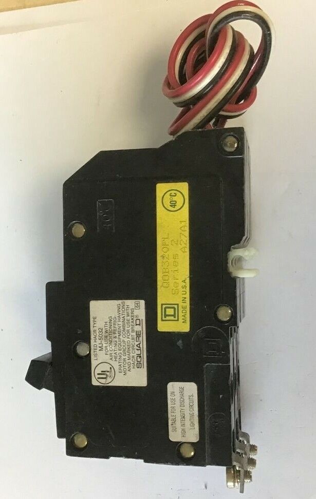 SQUARE D QOB320PL CIRCUIT BREAKER 20A 120/240VAC 3POLE