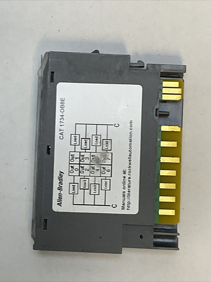 ALLEN BRADLEY 1734-OB8E OUTPUT MODULE SER C FW 3.022