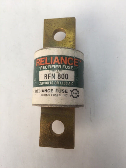 RELIANCE RFN 800 FUSE 800 AMPS 250VAC