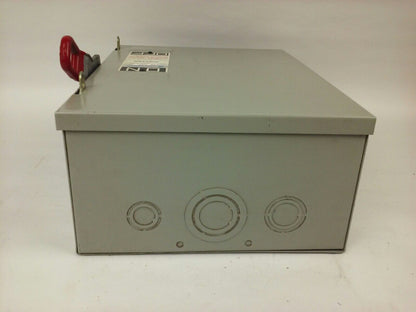 CHALLENGER H1622SN, H.D. SAFETY SWITCH, TYPE 1 INDOOR, 60A, 240V, FUSIBLE, NEW