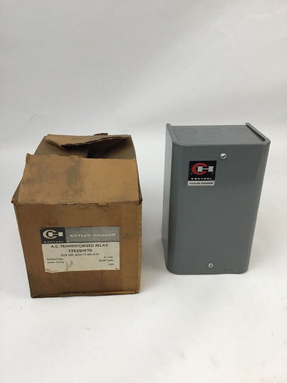 CUTLER HAMMER 13535H110 A.C.TRANSISTORIZED RELAY USE W/ TF RELAYS 24VOLTS