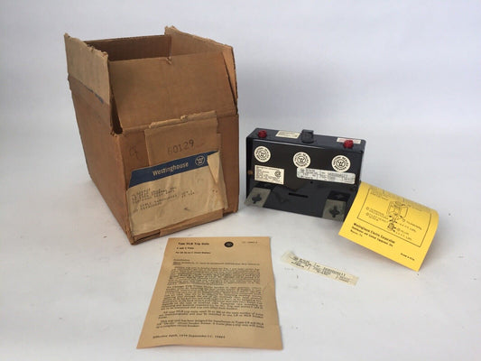 WESTINGHOUSE HLB2150T TRIP UNIT  2POLE 150AMP THERMAL TRIP 750-1500A INST. TRIP