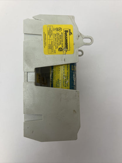 BUSSMANN JM60200-3CR FUSE HOLDER 600V 200A WITH LPJ-175SP FUSE 175AMP 600VAC