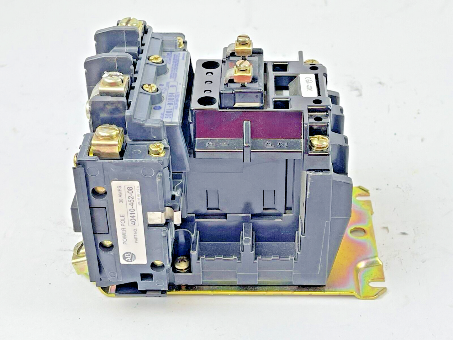 ALLEN BRADLEY -500L-BOD94 SER. B- LIGHTING CONTACTOR-30A,4 POLE,OPEN 115-120V,60