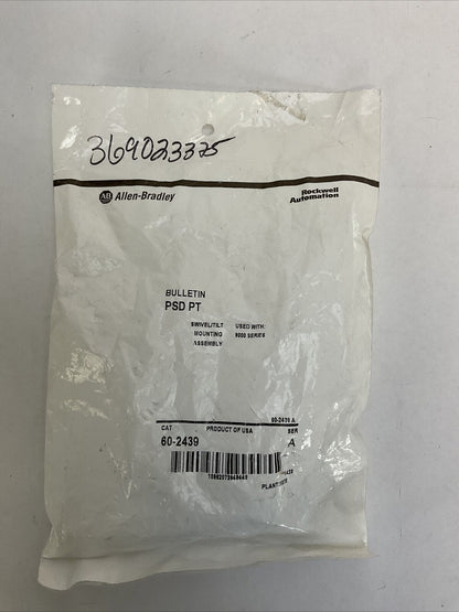 ALLEN BRADLEY 60-2439 SER A SWIVEL/TILT MOUNTING ASSEMBLY USED WITH 9000 SERIES