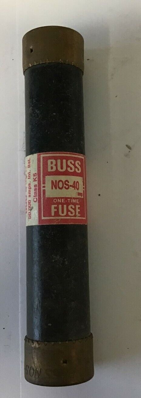 BUSS NOS-40 FUSE CLASS K5 600VAC***LOTOF8***