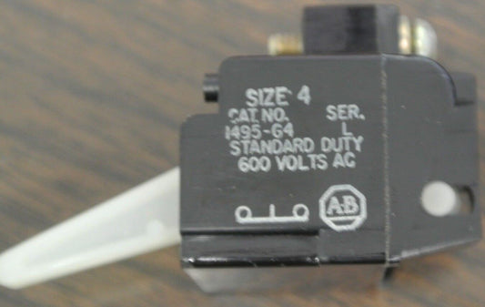 ALLEN-BRADLEY 1495-G4 AUXILIARY CONTACT / N.C. / EARLY BREAK / SIZE 4 / NEW SURP