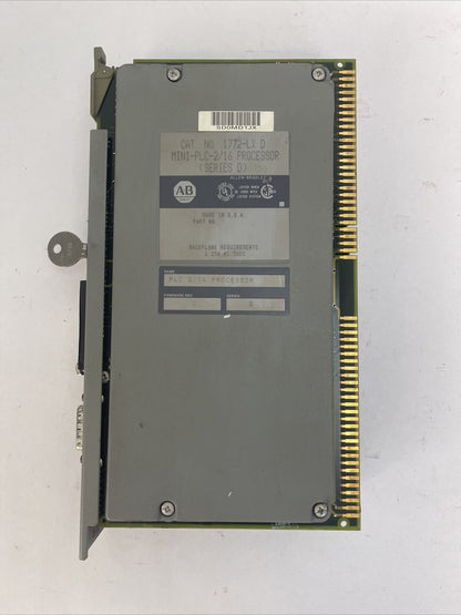 ALLEN BRADLEY 1772-LX MINI-PLC-2/16 PROCESSOR SER D FIRMWARE REV C 1.25A @ 5VDC