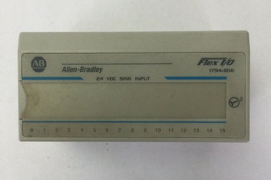 ALLEN BRADLEY 1794-IB16 24VDC SINK INPUT MODULE SER A REV B01