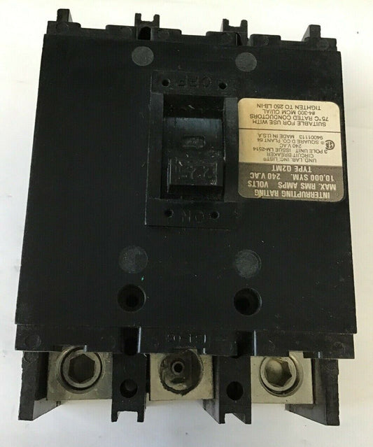 SQUARE D Q2MT 225AMP 240VAC 3POLE CIRCUIT BREAKER