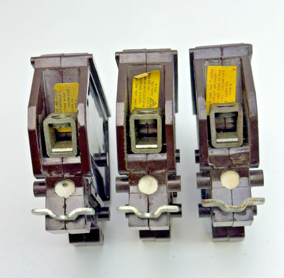 WADSWORTH **LOT OF 3** A40 - CIRCUIT BREAKER - 1 POLE, 120/240 VAC, 40 A