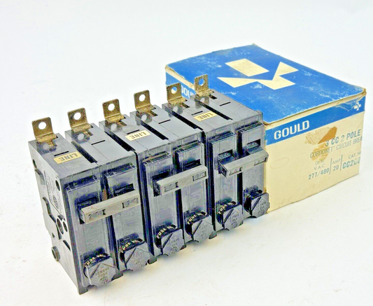 SIEMENS / ITE *BOX OF 3* - CC2B020 - CIRCUIT BREAKER - 2 POLE/277VAC/20A - NEW