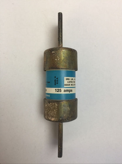 GE GF8B125 CLF FUSE 600VAC 125AMP CLASS J