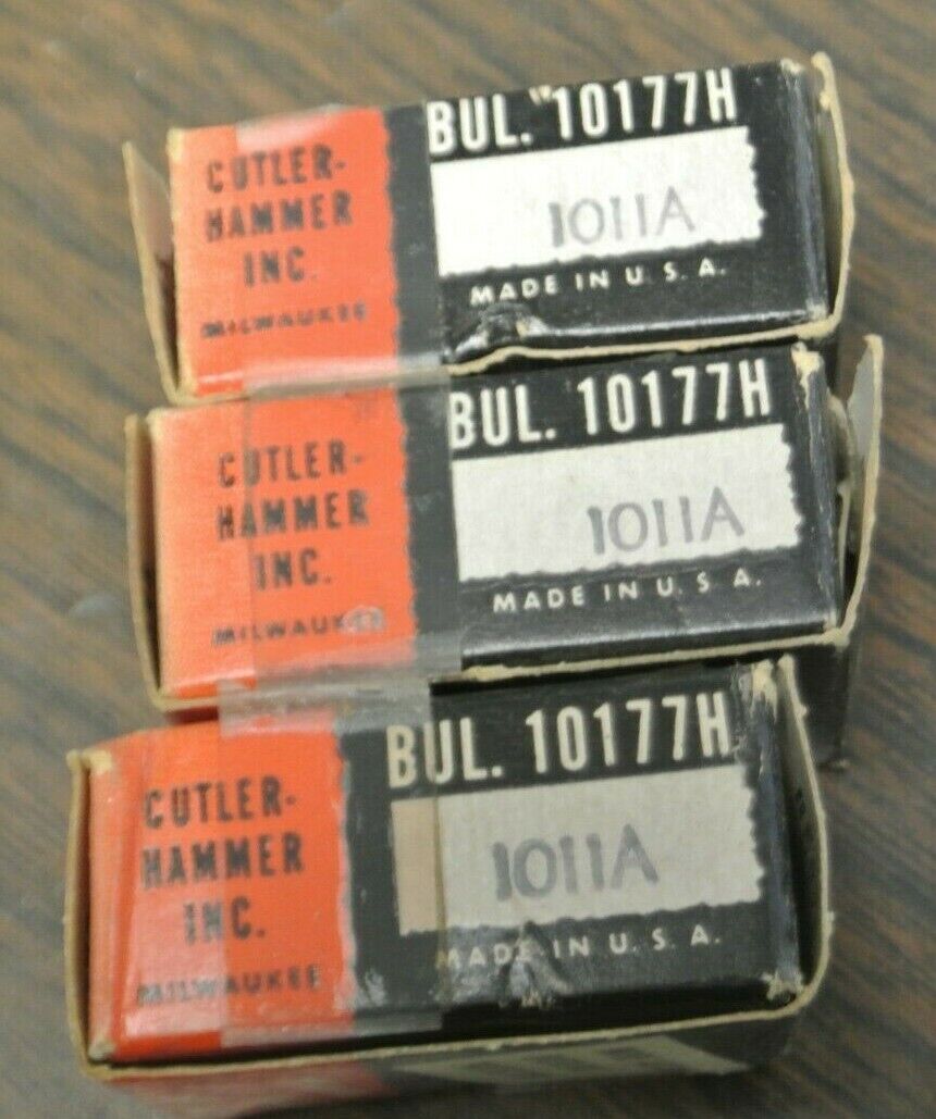 LOT of 3 / CUTLER-HAMMER 1011A THERMAL OVERLOAD HEATER ELEMENTS / NEW SURPLUS