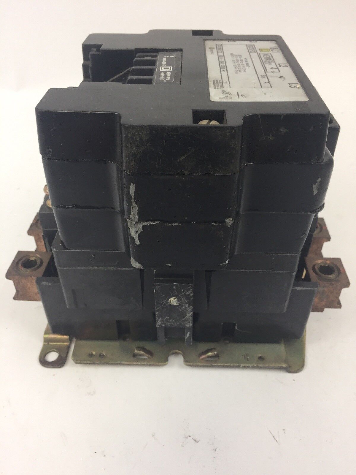 SQUARE D 8502SF02 SIZE 4 CONTACTOR 600V 50/60HZ 31091-400-57 COIL 480V 60HZ