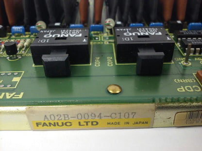 FANUC A02B-0094-C107 A16B-1212-0300/08A  A20B-1003-0630/04A CIRCUIT PANEL BOARD