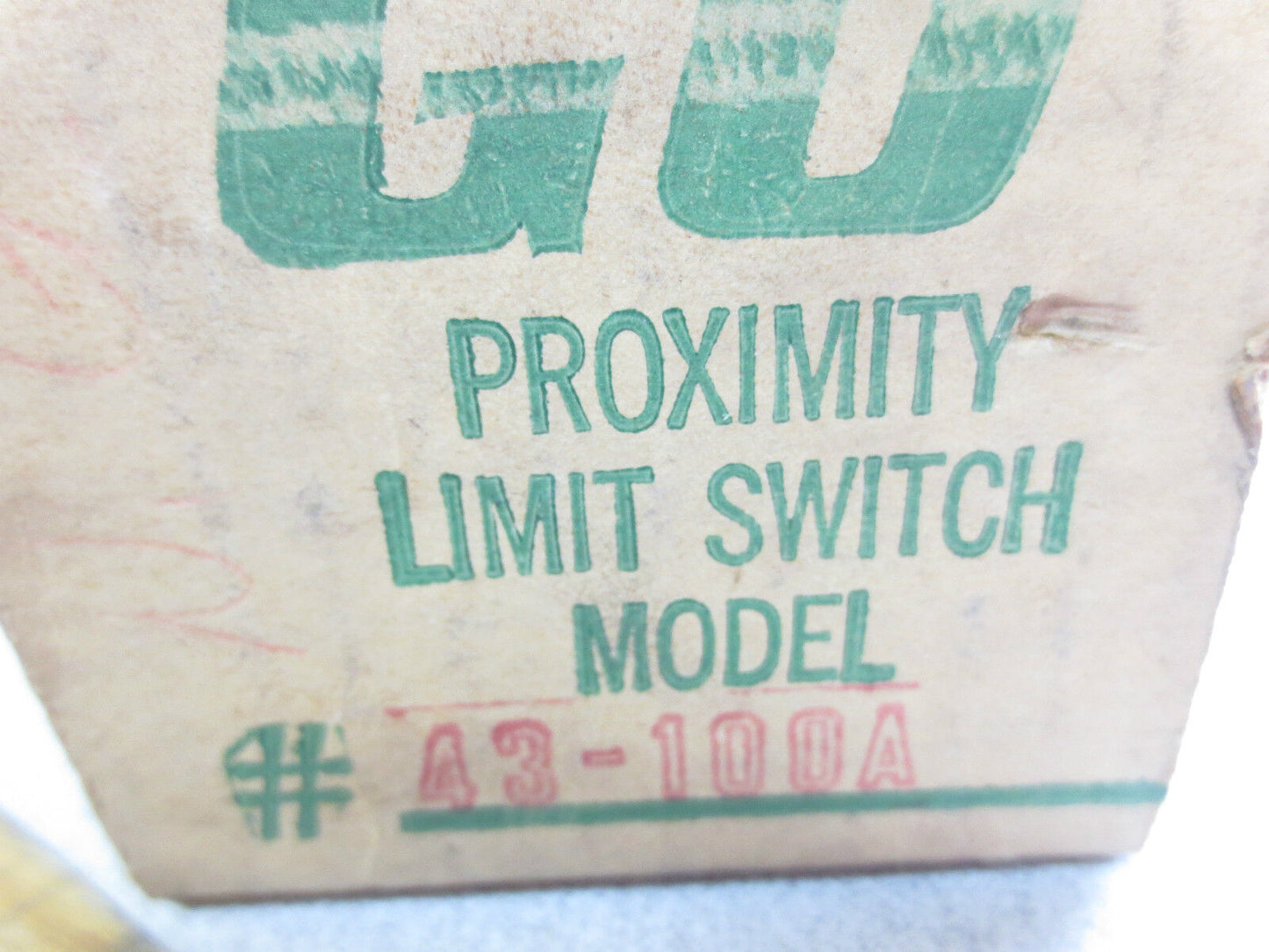 GO 43-100A PROXIMITY LIMIT SWITCH - SPDT - 1250W @120, 240, 480VAC - NEW SURPLUS