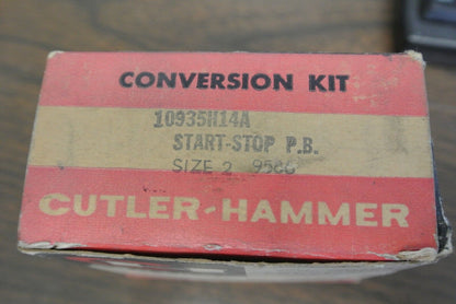 CUTLER-HAMMER 10935H14A START-STOP PUSHBUTTON KIT / SIZE 2 / NEW SURPLUS