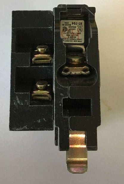 SQUARE D QOB1201200 CIRCUIT BREAKER 20A 120/240VAC 50/60HZ