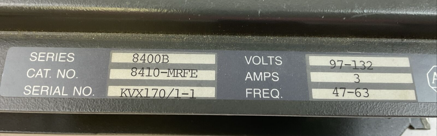 ALLEN BRADLEY 8410-MRFE PROCESSOR MODULE 97-132V 3AMP