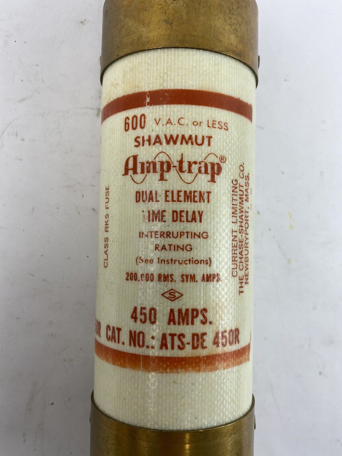 Shawmut Amp-trap ATS-DE-450R 450A 600V Fuse