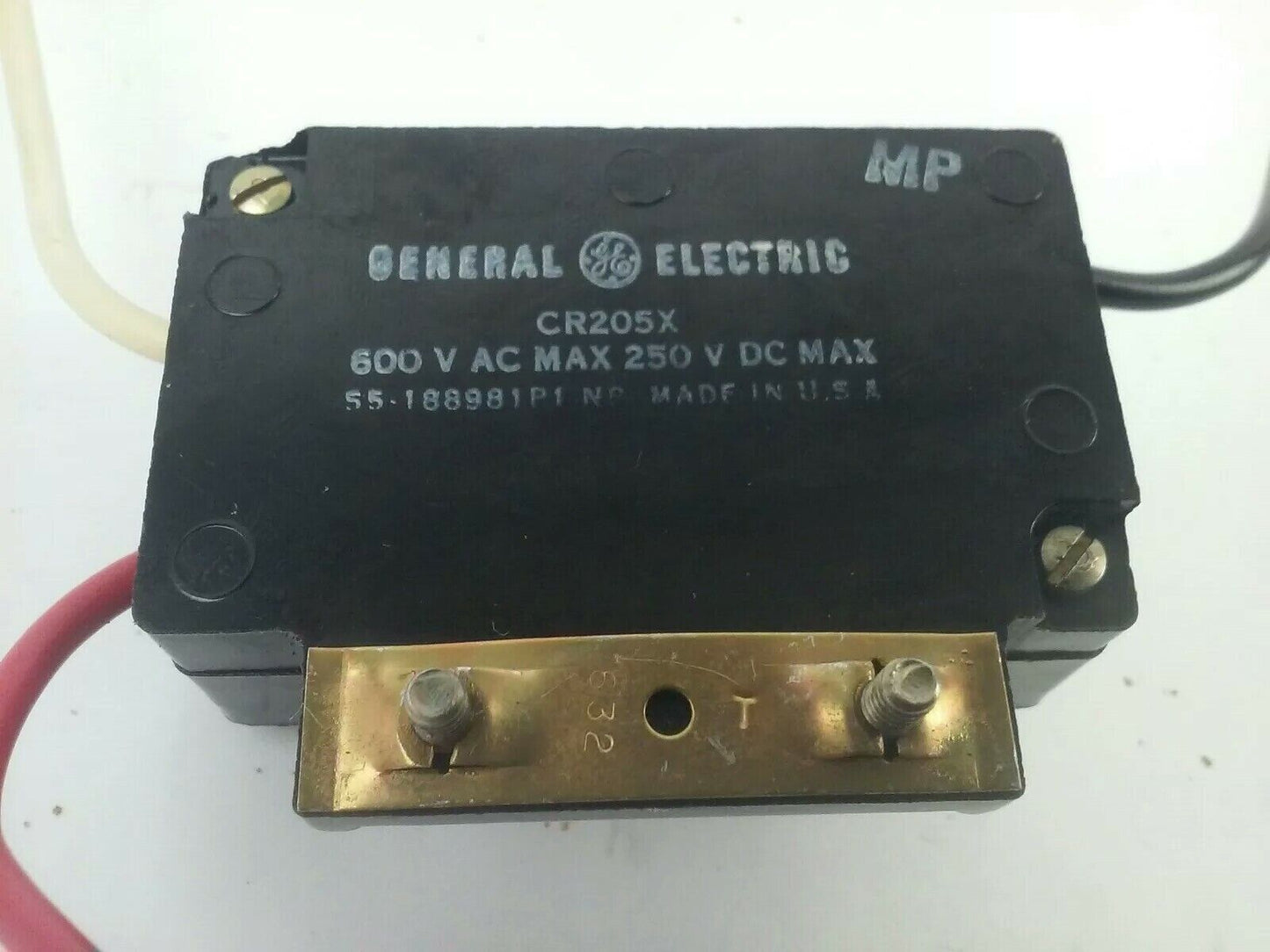 GENERAL ELECTRIC CR250X 55-188981P1 600VAC/250VDC AUTO OFF HAND SELECTOR SWITCH