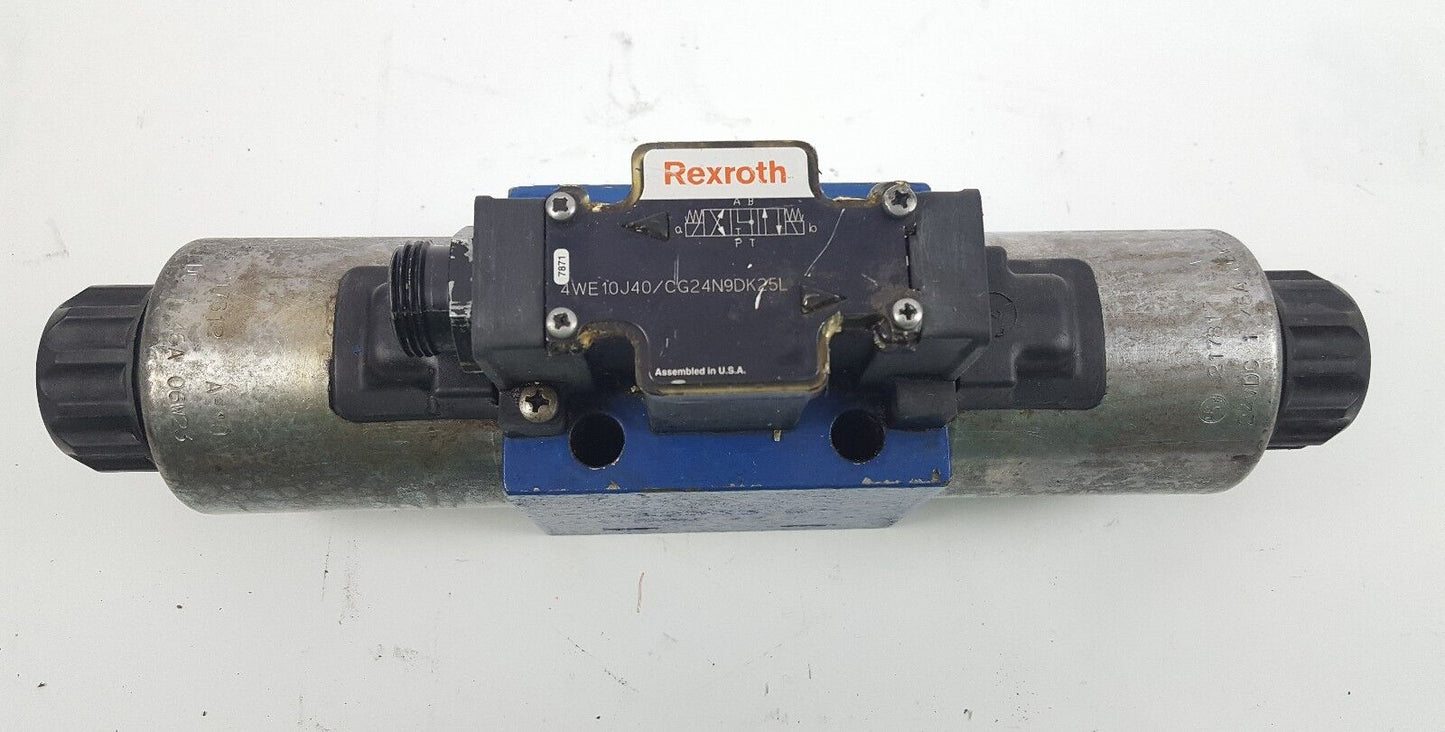 REXROTH DIRECTIONAL CONTROL VALVE 4WE10J40/CG24N9DK25L 217812 A-10