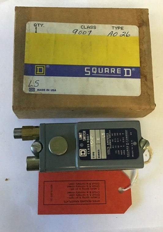 SQUARE D 9007 A026 LIMIT SWICTH  SER. A