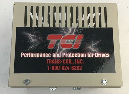 TCI-TRANSCOIL INC. TCI KLR4ATB1 LINE REACTOR 600V 4A 3PH 60HZ