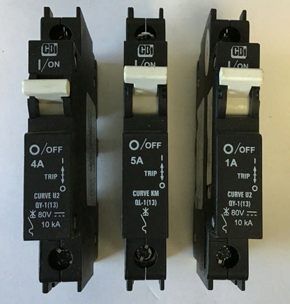 CB1 QL-(13) {1}5A W/ QY-1(13) {1}4A W/ QY-(13)1A CIRCUIT BREAKER ***LOTOF3***