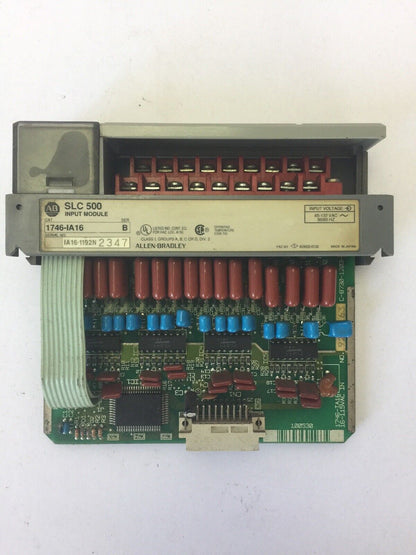 ALLEN BRADLEY 1746-IA16 INPUT MODULE SER B 85-132VAC