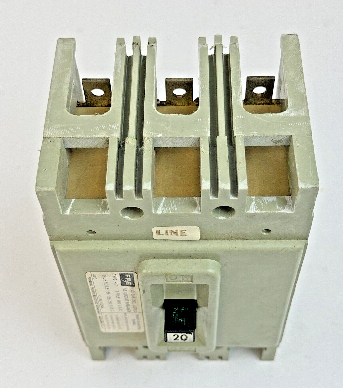 FPE - HEF631020 - CIRCUIT BREAKER - 3 POLE/240VAC/30A, LB-186 - NEW