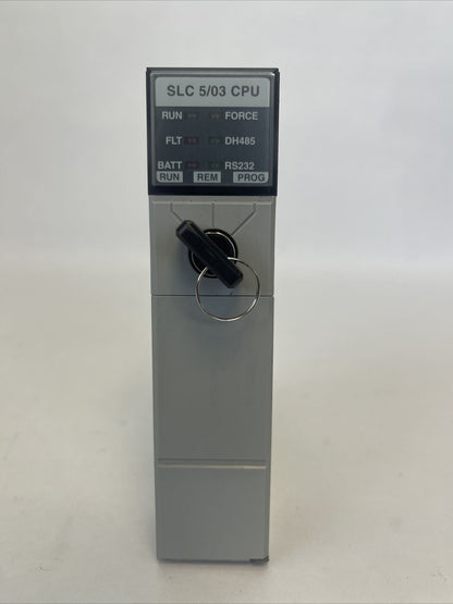 ALLEN BRADLEY 1747-L532 SER E SLC 5/03 16K CONTROLLER 1747-OS 302 SER C FW 11