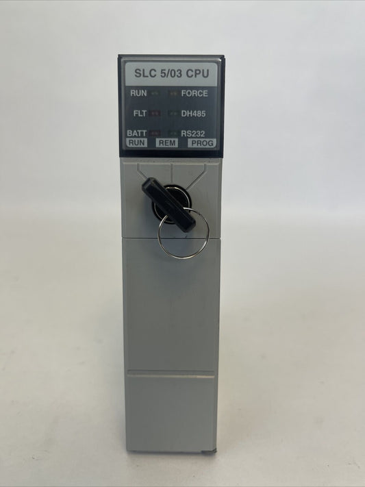ALLEN BRADLEY 1747-L532 SER E SLC 5/03 16K CONTROLLER 1747-OS 302 SER C FW 11