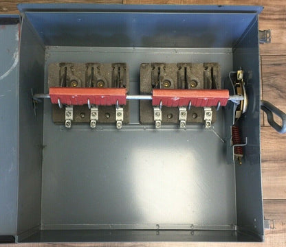 SQUARE D H81643ND NON FUSIBLE SAFETY SWITCH SERIES A2 100A 600VAC 60HP 6 POLE
