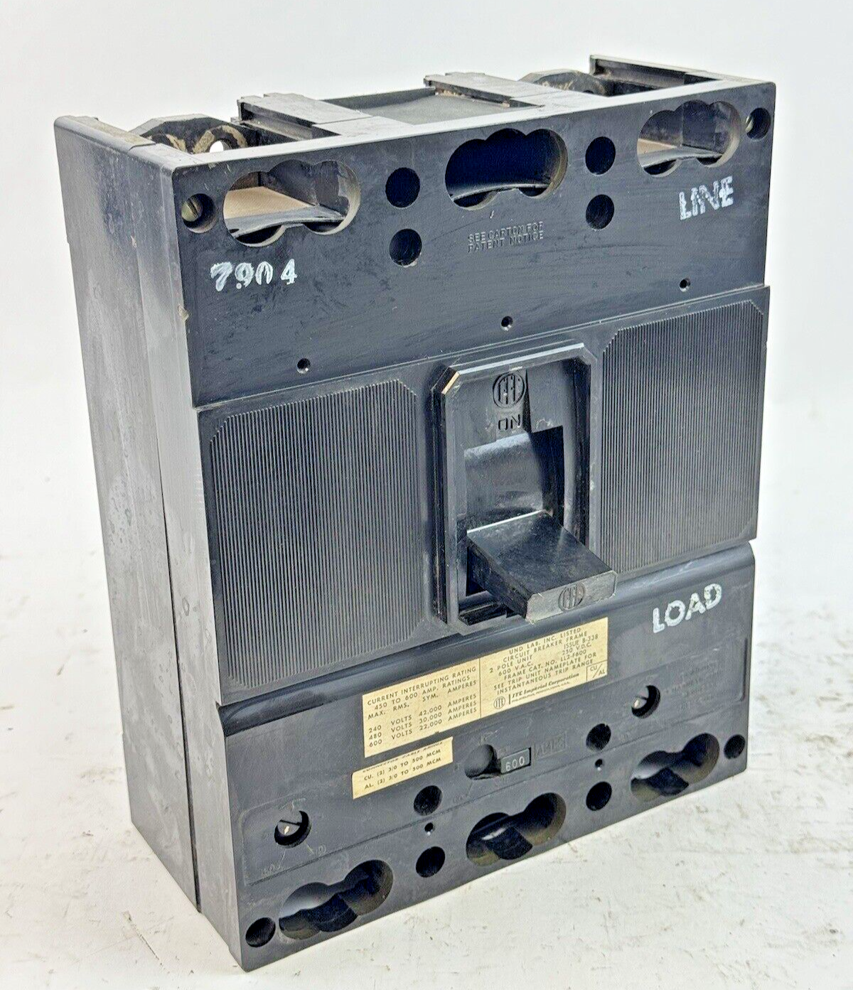 ITE - LL2-F600 - CIRCUIT BREAKER W/ 600 A TRIP LL2-T600 - 600 AMP/2 POLE/600 VAC