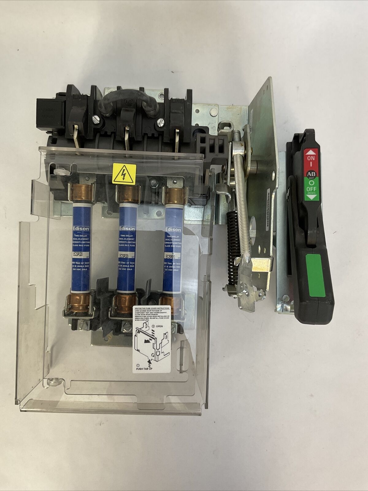 ALLEN BRADLEY 1494V-DS30 SER D DISCONNECT SWITCH 30A 600VAC 250VDC 1494V-FS30