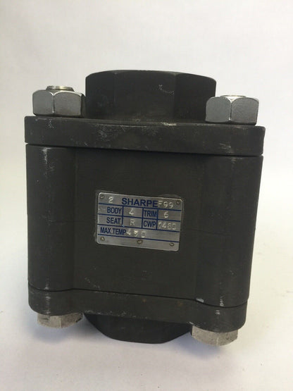 2 SHARPE F99 BALL VALVE BODY 4 TRIM 6 SEAT R CWP 1480 MAX TEMP 450