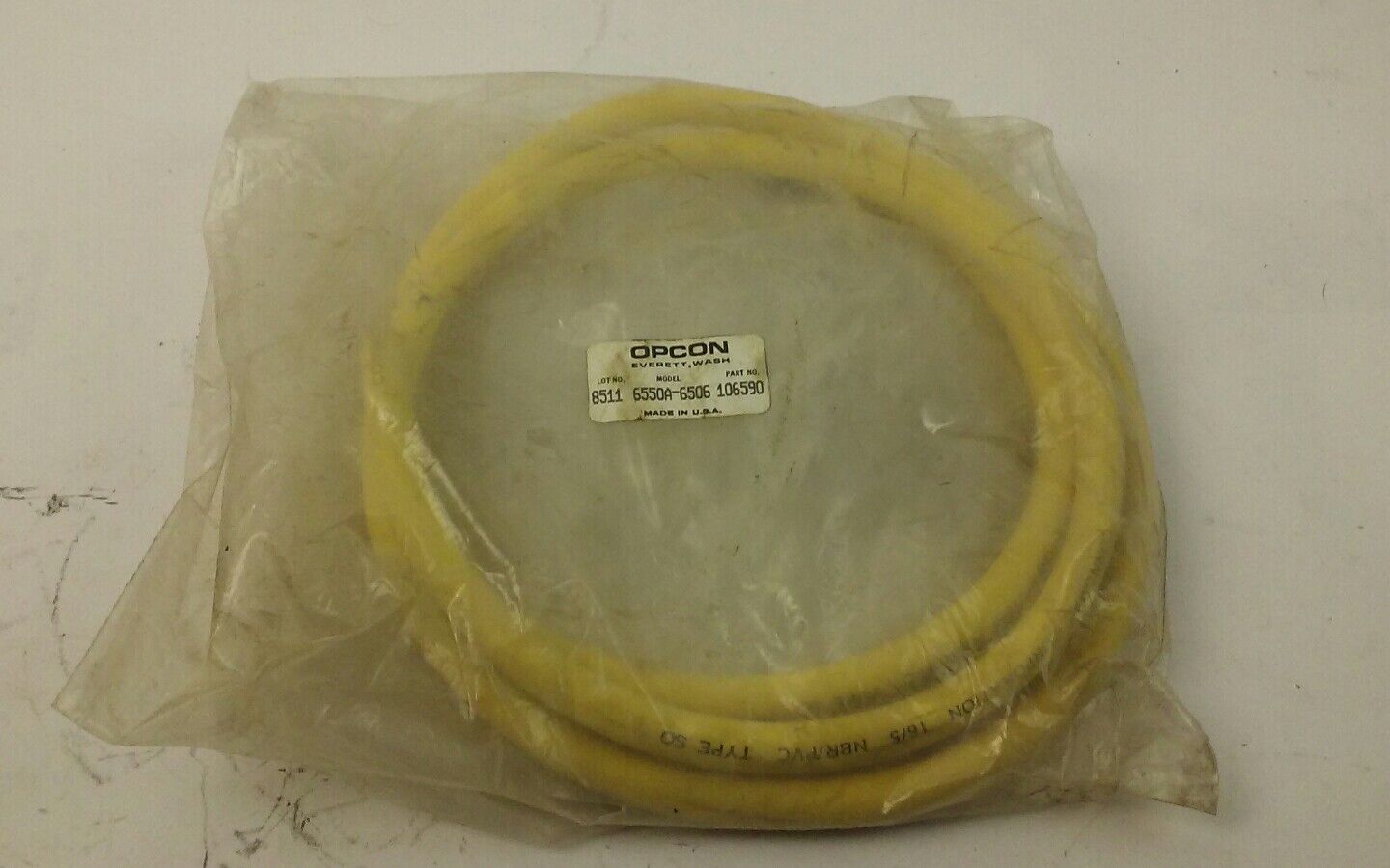 OPCON 6550A-6505 CABLE 106590 NEW GOOD CONDITION