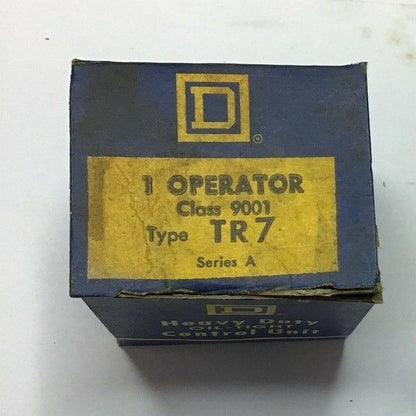 SQUARE D 1 OPERATOR  9001 TR7 SERIES A PUSHBUTTON