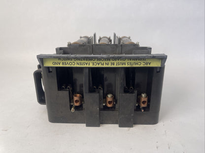 ALLEN BRADLEY 1494V-DS60 DISCONNECT SWITCH 60A 600VAC 250VDC 50HP FRS-R-60 FUSES