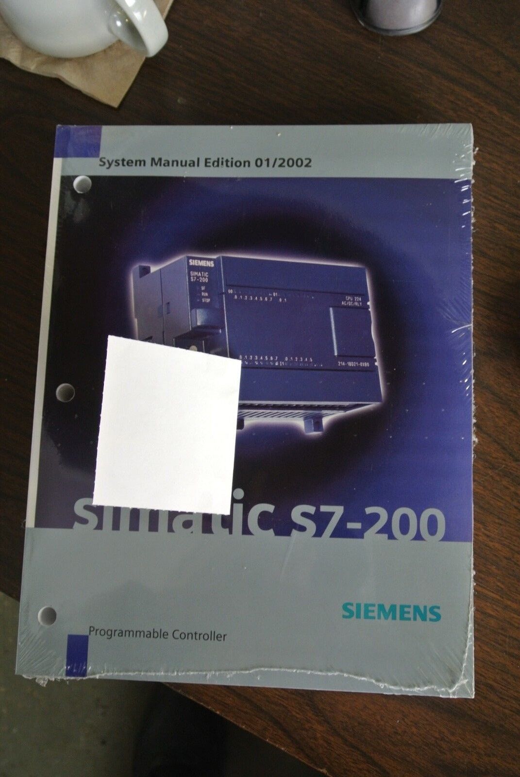 SIEMENS 6ES7 298-8FA22-8BH0 SIMATIC S7-200 SYSTEM MANUAL EDITION 01/2002 NEW SUR