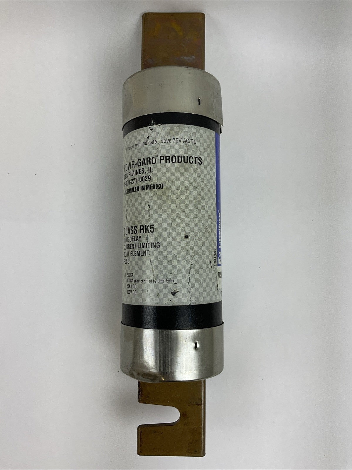 LITTELFUSE FLSR 500 ID INDICATOR FUSE 75-600VAC 300VDC 500A CLASS RK5 TIME DELAY