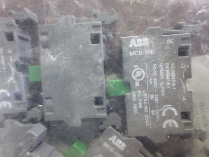 ABB MCB-10B / 1SFA611610R2001 CONTACT BLOCK - NEW SURPLUS