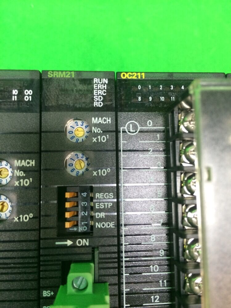 OMRON CJ1G-CPU43H, CJ1W-PA202, CJ1W-NC213, CJ1W-CT021, CJ1W-SRM21, CJ1W-OC211
