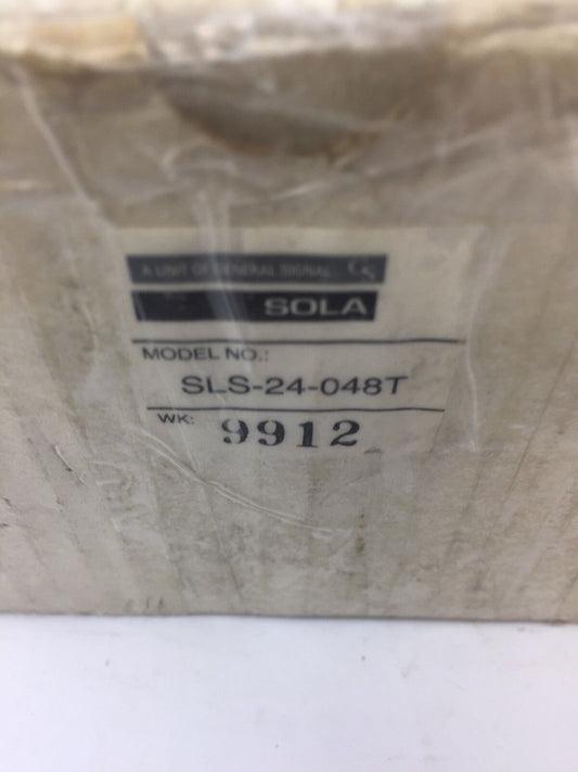 SOLA SLS-24-048T REGULATED POWER SUPPLY 240VAC 63HZ OUTPUT 24VDC