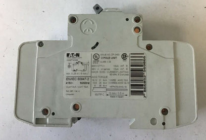 EATON WMZT2D06 CIRCUIT BREAKER 6A 48VDC 480VAC 2POLE
