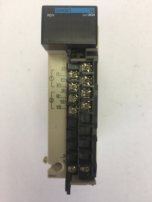 OMRON CQM1-DAO21 D/A UNIT 0-20mA/-10-+10V