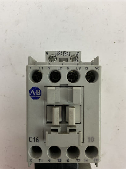 ALLEN BRADLEY STARTER (100-C16*10 SER B COIL 120V + 193-EECB SER C 1.0-5.0A)